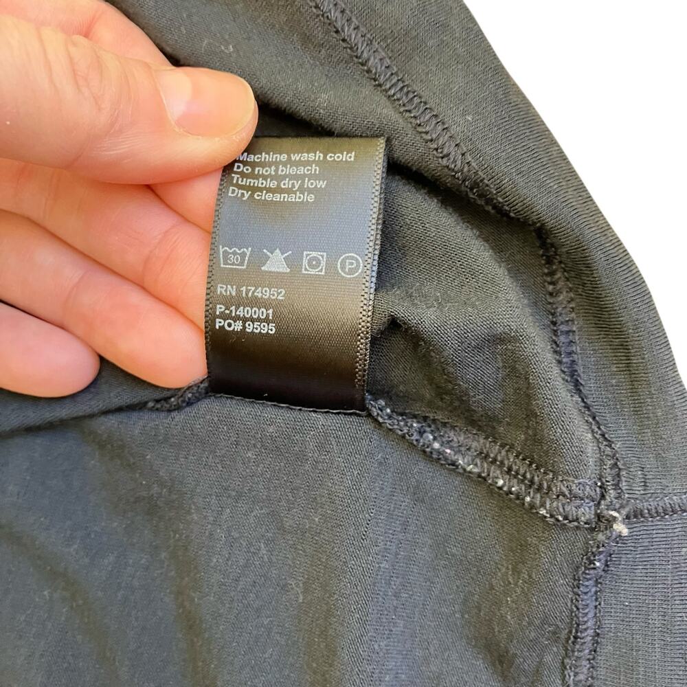 Proof by Huckberry Mens Sz XL 72 Hour Merino Wool Henley Black Base Layer Shirt - Picture 12 of 16